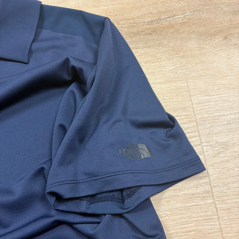 The North Face Short Sleeve Polo Shirt‎ Men's XL Color Navy Blue